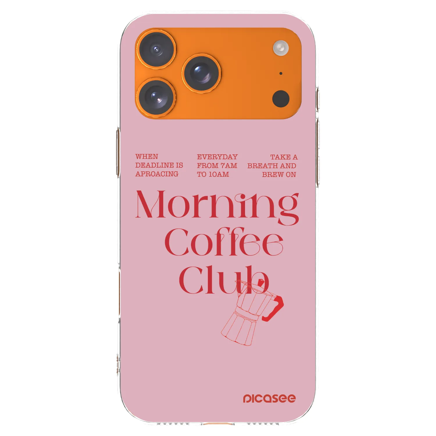 Picasee husă transparentă din silicon pentru Apple iPhone 17 Pro Max - Morning