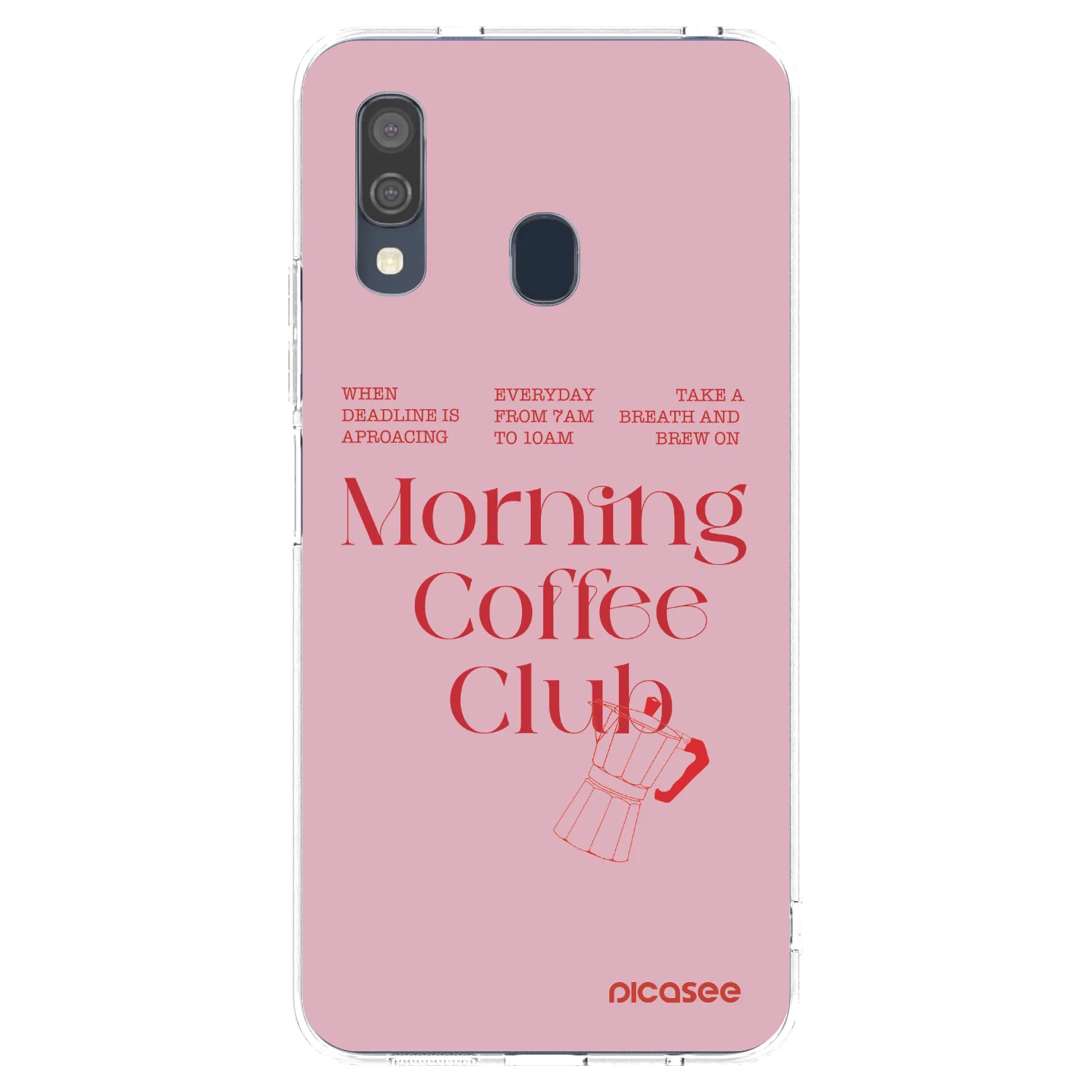 Picasee husă transparentă din silicon pentru Samsung Galaxy A40 A405F - Morning