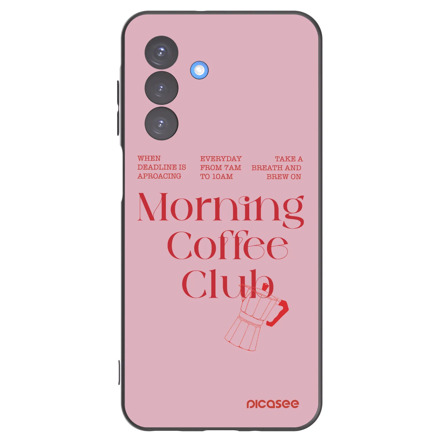 Picasee husă neagră din silicon pentru Samsung Galaxy A17 5G - Morning