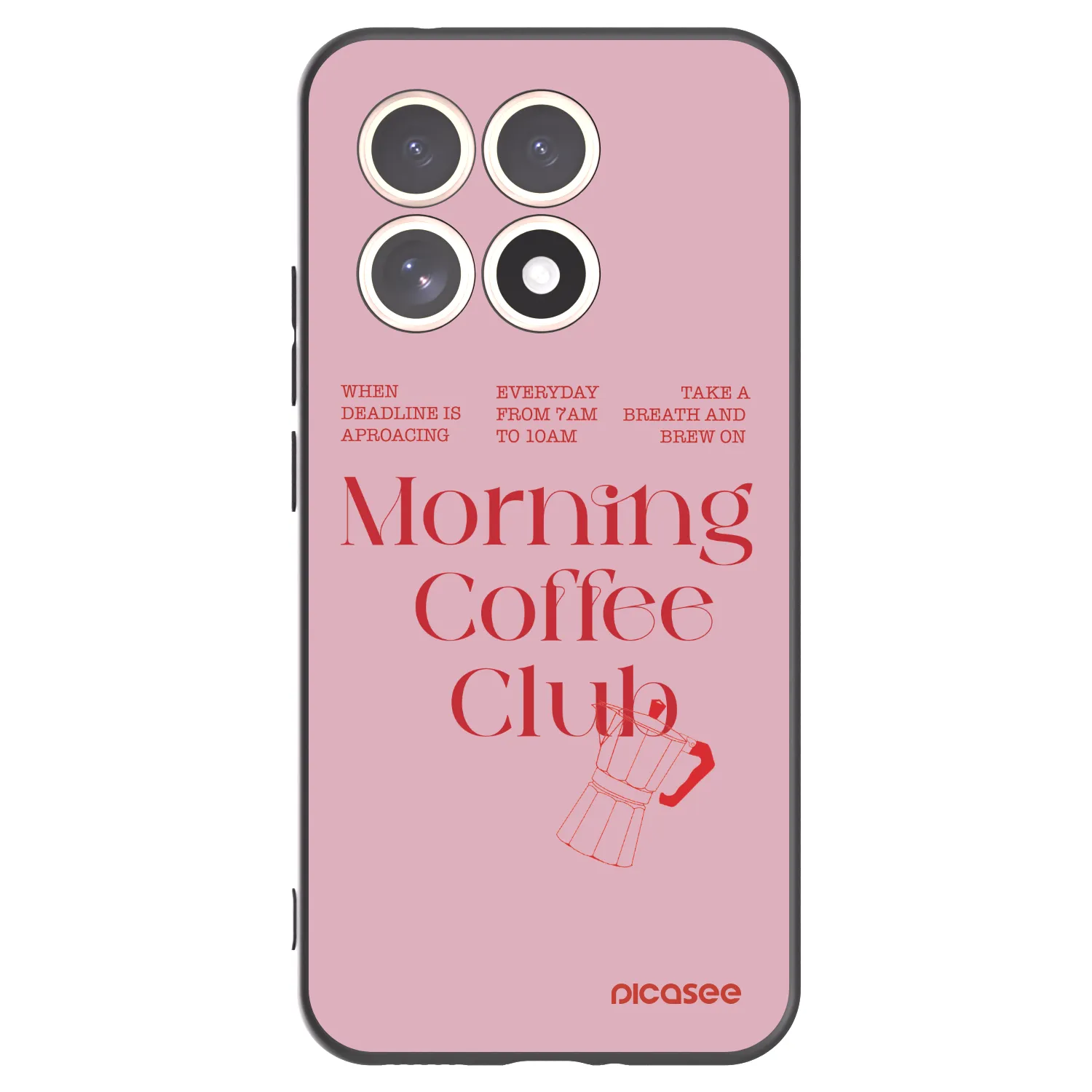 Picasee husă neagră din silicon pentru Xiaomi 15T - Morning