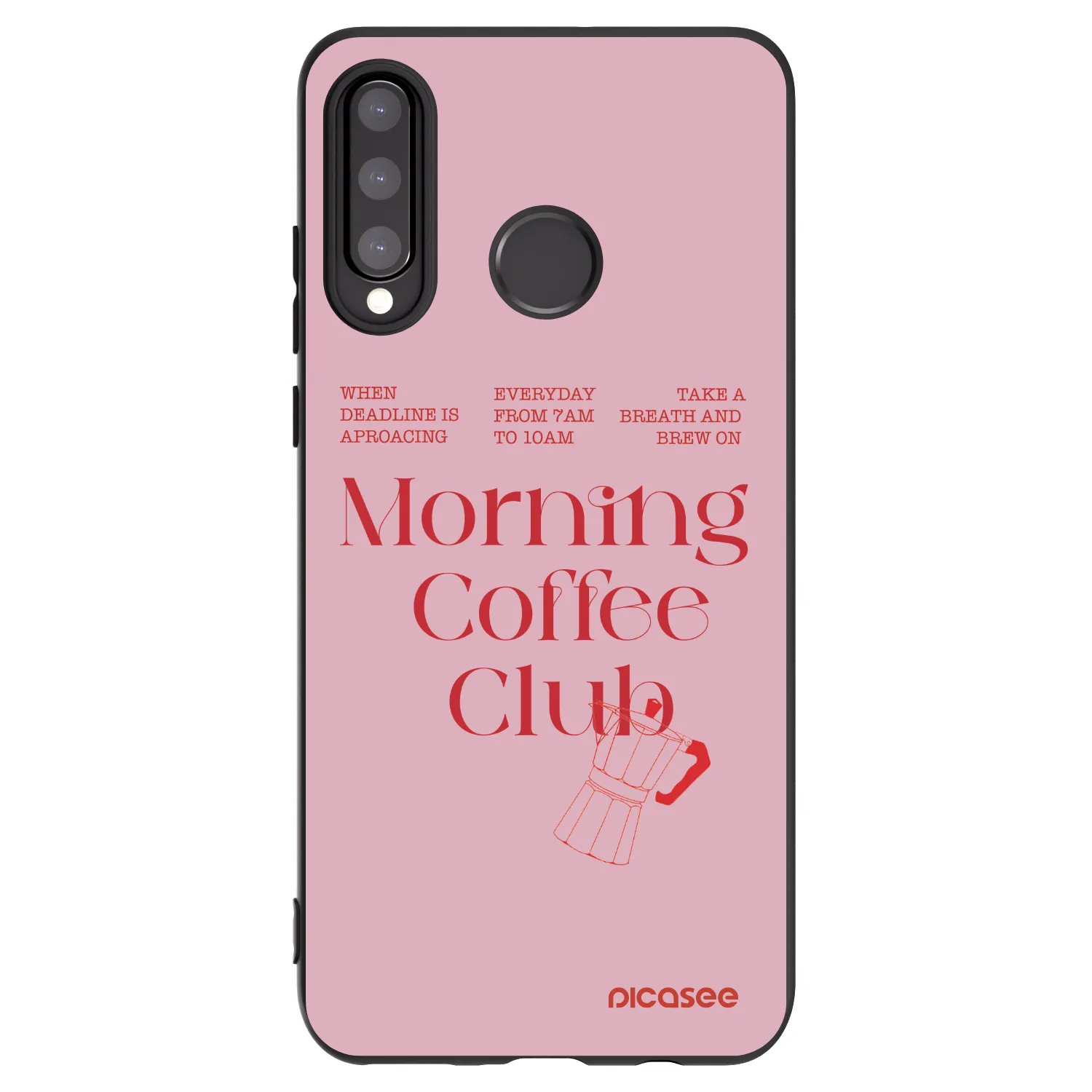 Picasee husă neagră din silicon pentru Huawei P30 Lite - Morning