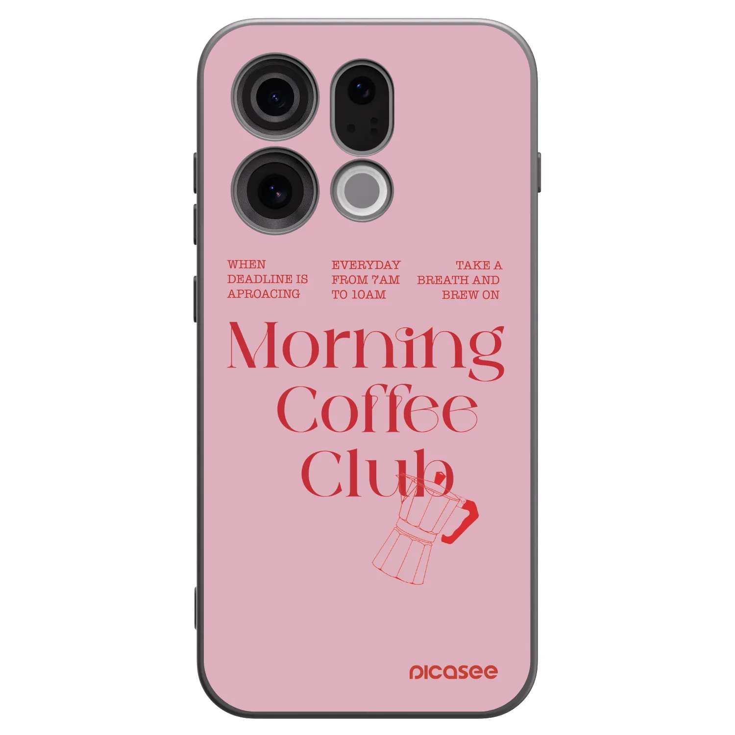 Picasee husă neagră din silicon pentru OPPO Find X9 - Morning