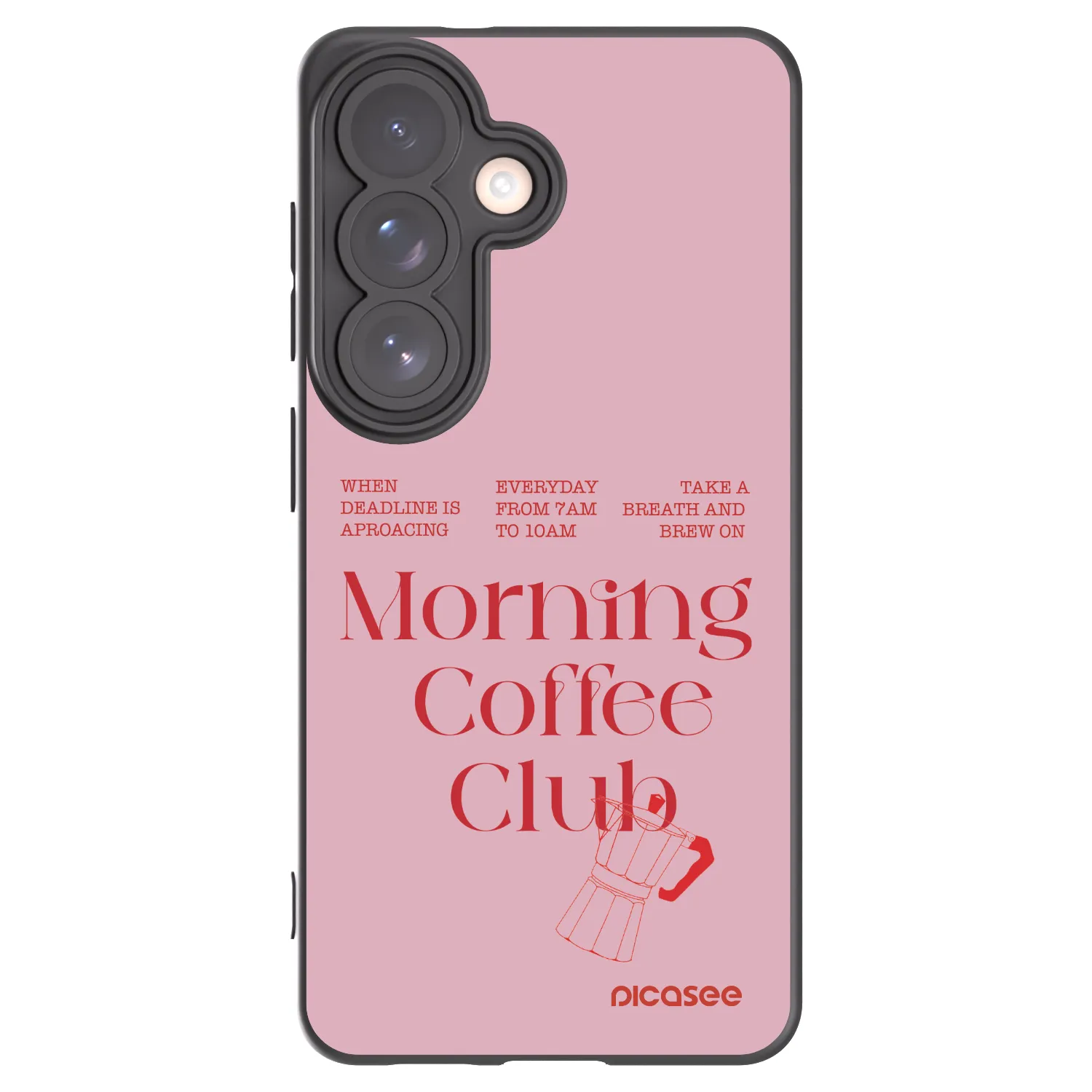 Picasee husă neagră din silicon pentru Samsung Galaxy S26 - Morning