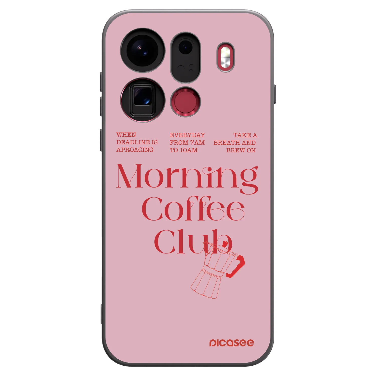 Picasee husă neagră din silicon pentru OPPO Find X9 Pro - Morning