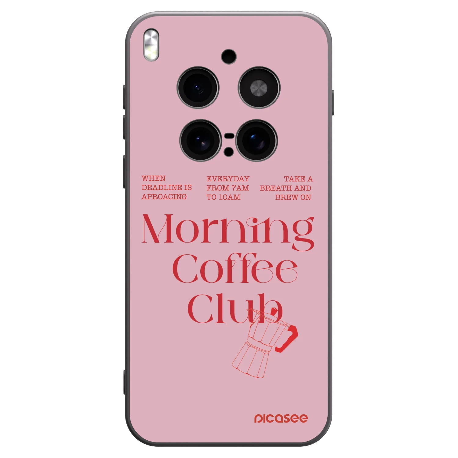 Picasee husă neagră din silicon pentru Vivo X300 Pro - Morning