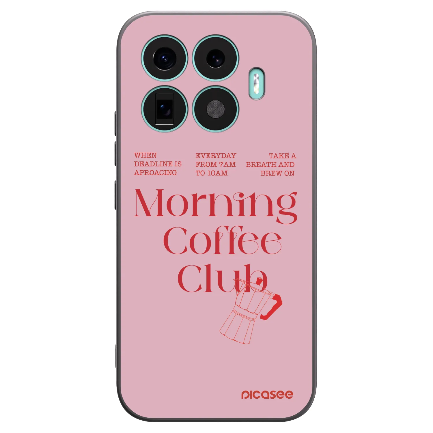 Picasee husă neagră din silicon pentru Xiaomi 17T - Morning