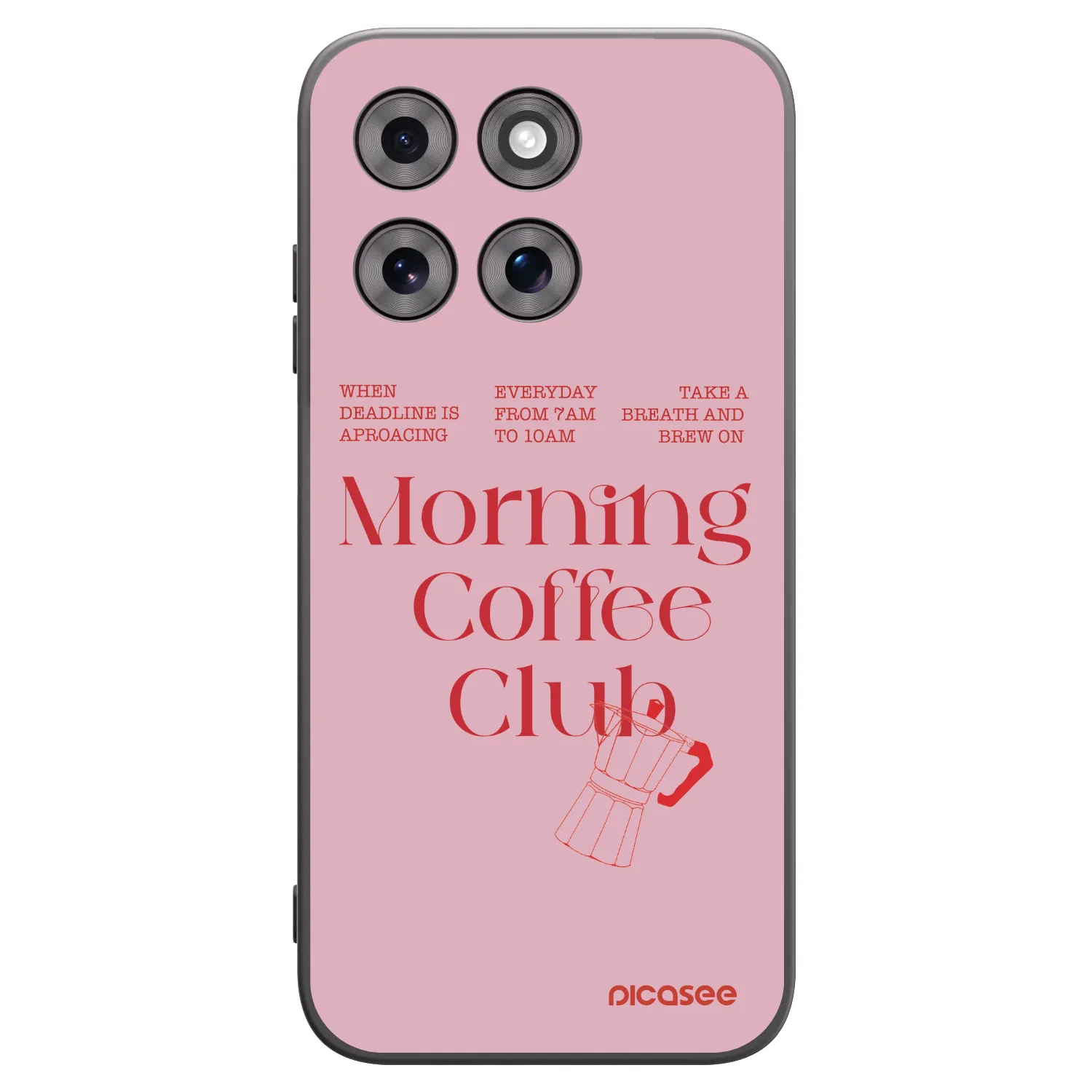 Picasee husă neagră din silicon pentru Motorola Moto G77 - Morning