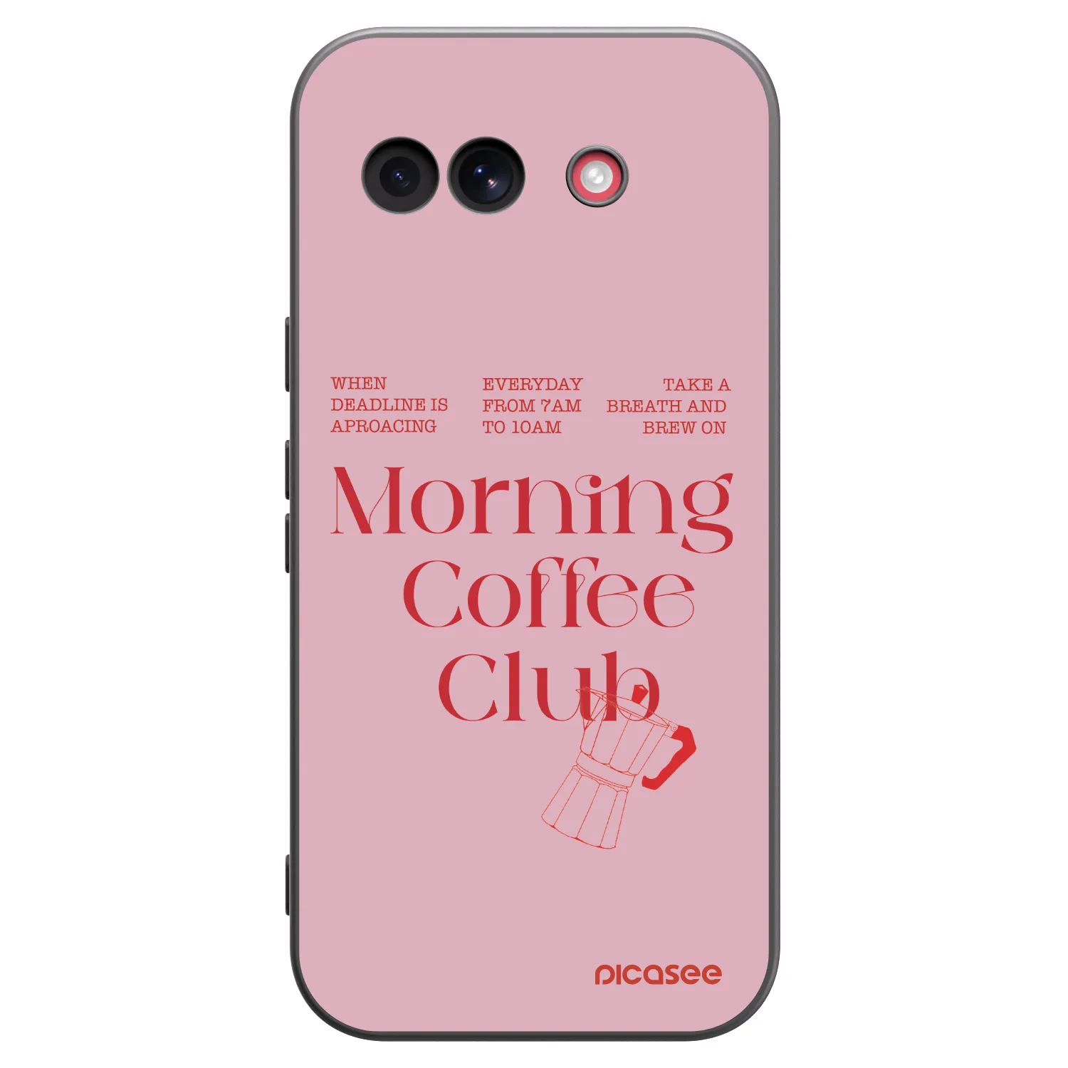 Picasee husă neagră din silicon pentru Google Pixel 10a - Morning
