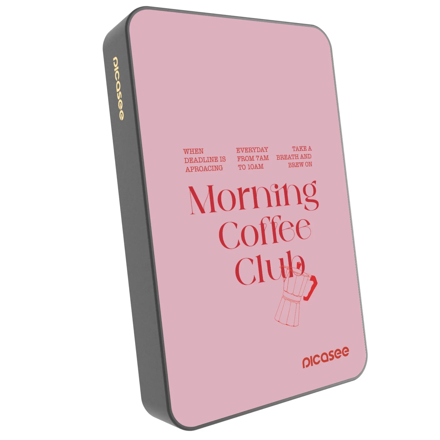 Picasee Powerbank cu MagSafe 10 000 mAh Gri - Morning