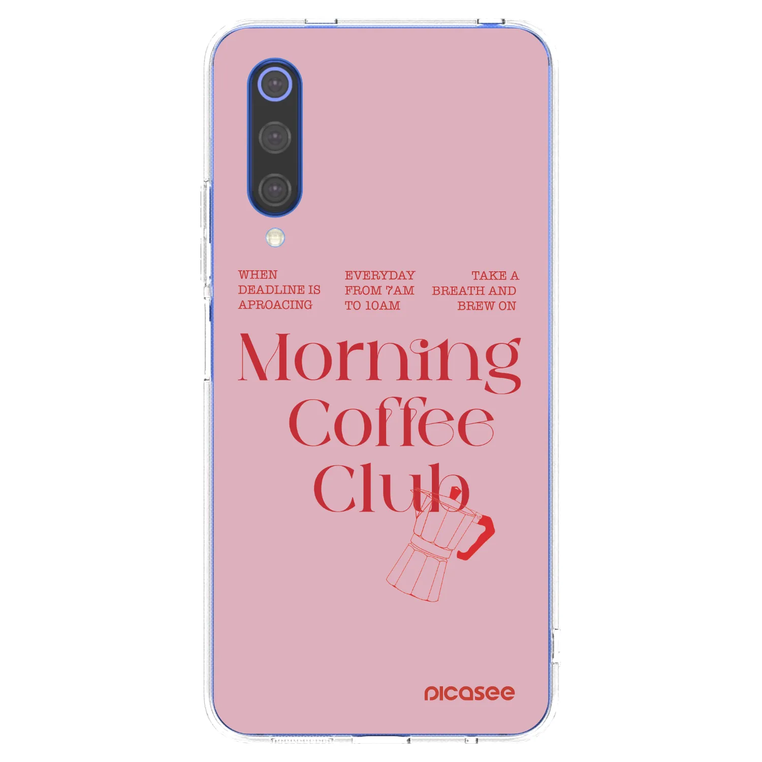 Picasee husă transparentă din silicon pentru Xiaomi Mi 9 SE - Morning