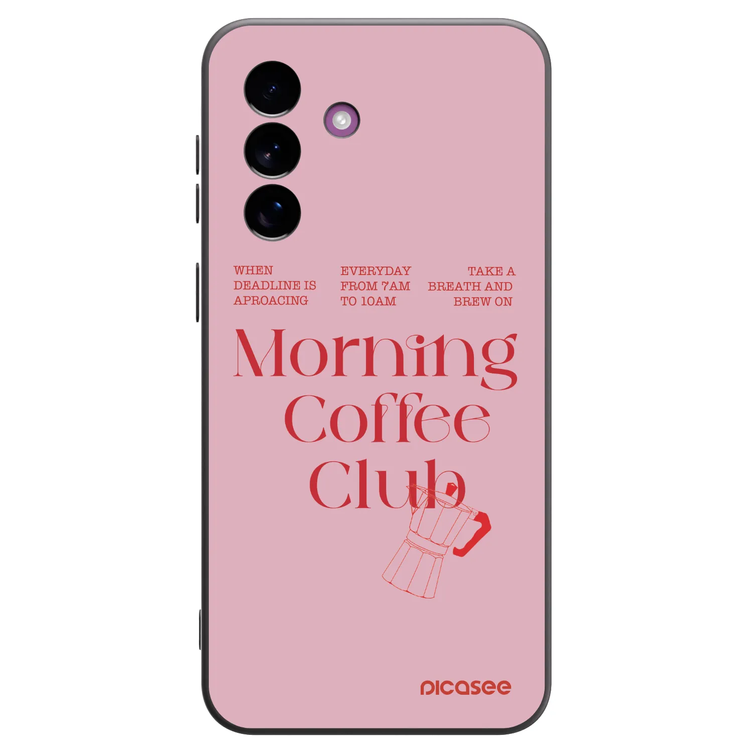 Picasee husă neagră din silicon pentru Samsung Galaxy A37 - Morning