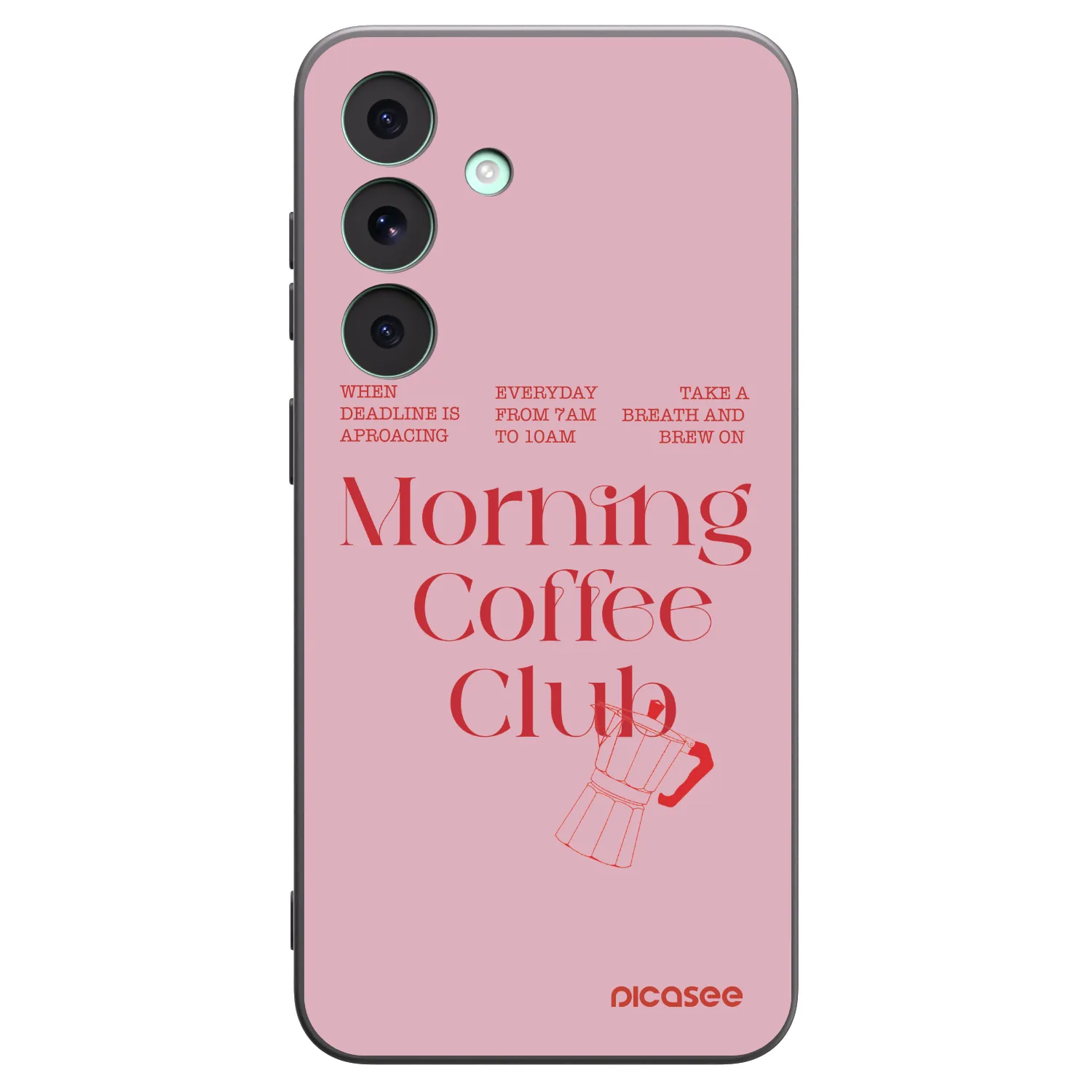 Picasee husă neagră din silicon pentru Samsung Galaxy S26 FE - Morning