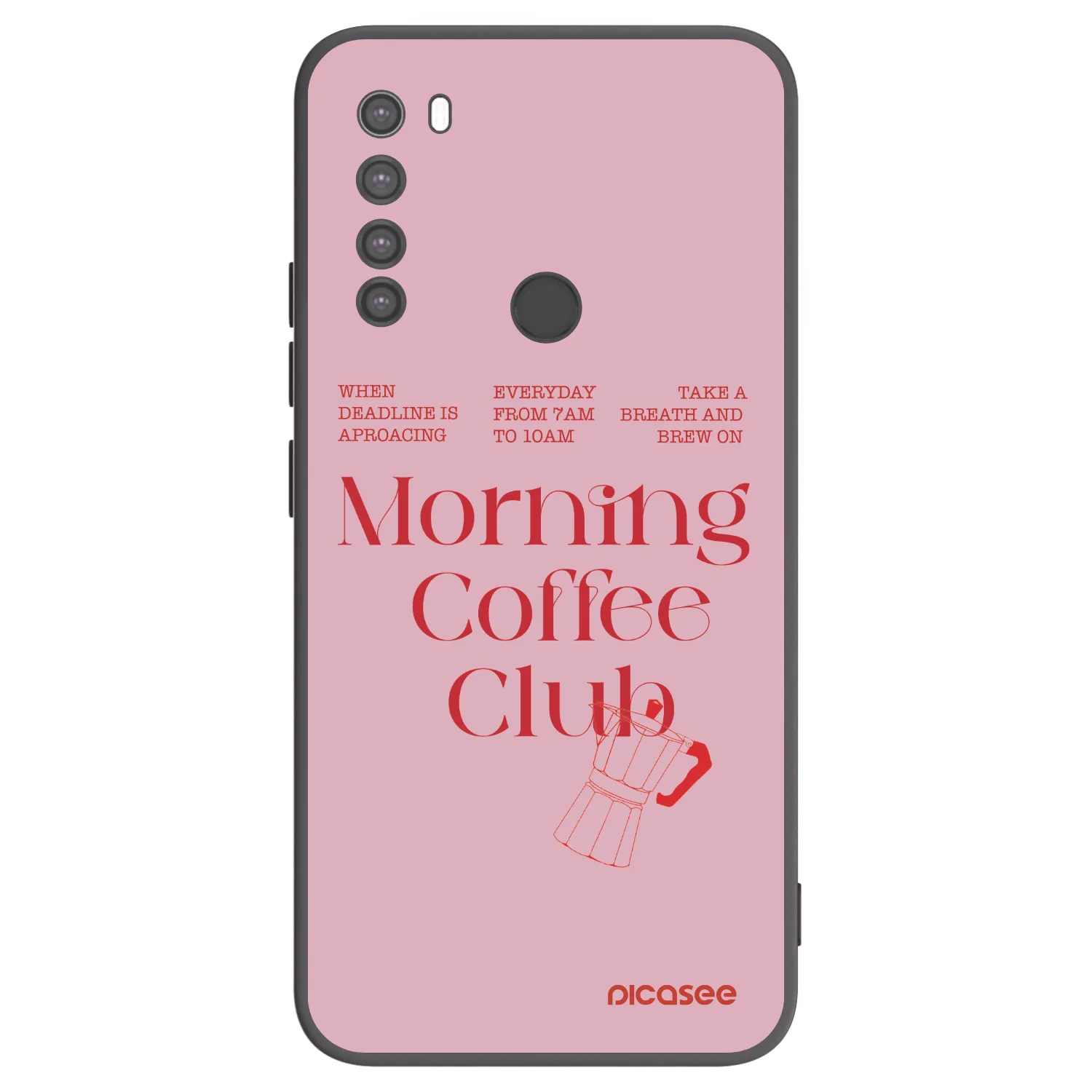 Picasee husă neagră din silicon pentru Xiaomi Redmi Note 8 - Morning