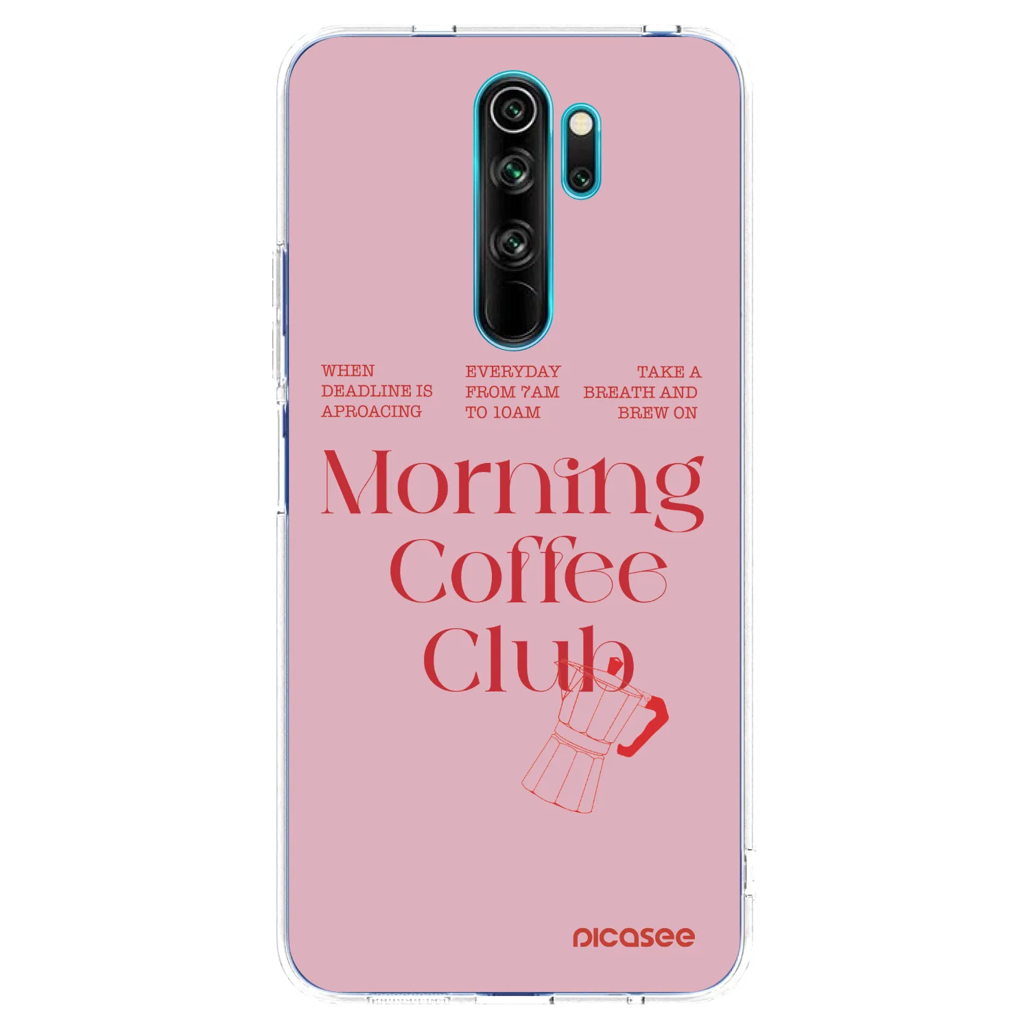 Picasee husă transparentă din silicon pentru Xiaomi Redmi Note 8 Pro - Morning