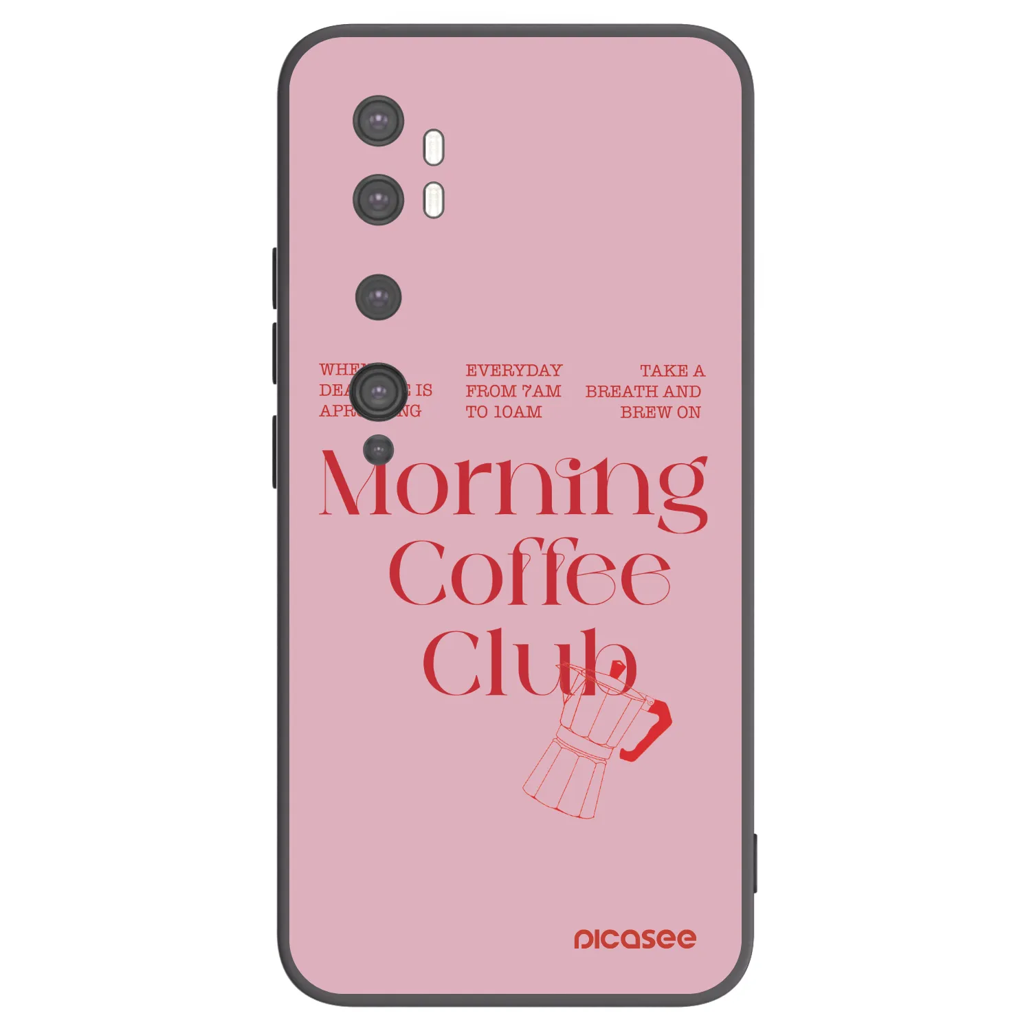 Picasee husă neagră din silicon pentru Xiaomi Mi Note 10 (Pro) - Morning