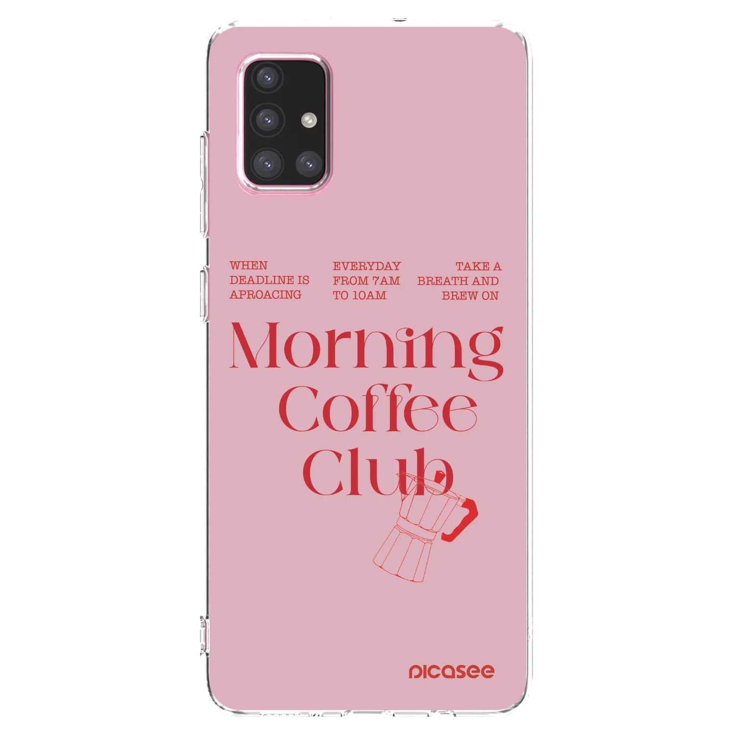 Picasee husă transparentă din silicon pentru Samsung Galaxy A71 A715F - Morning