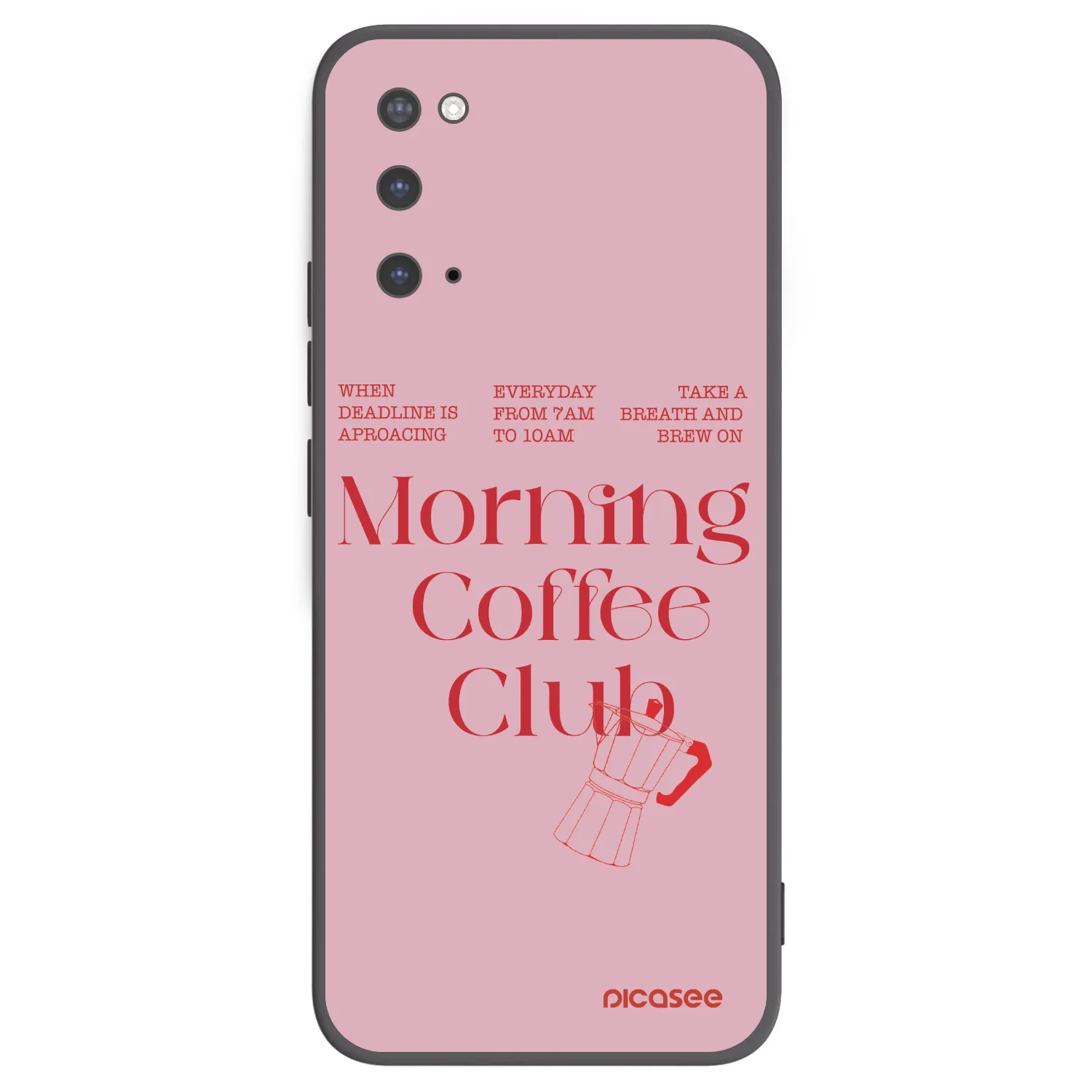 Picasee husă neagră din silicon pentru Samsung Galaxy S20 G980F - Morning