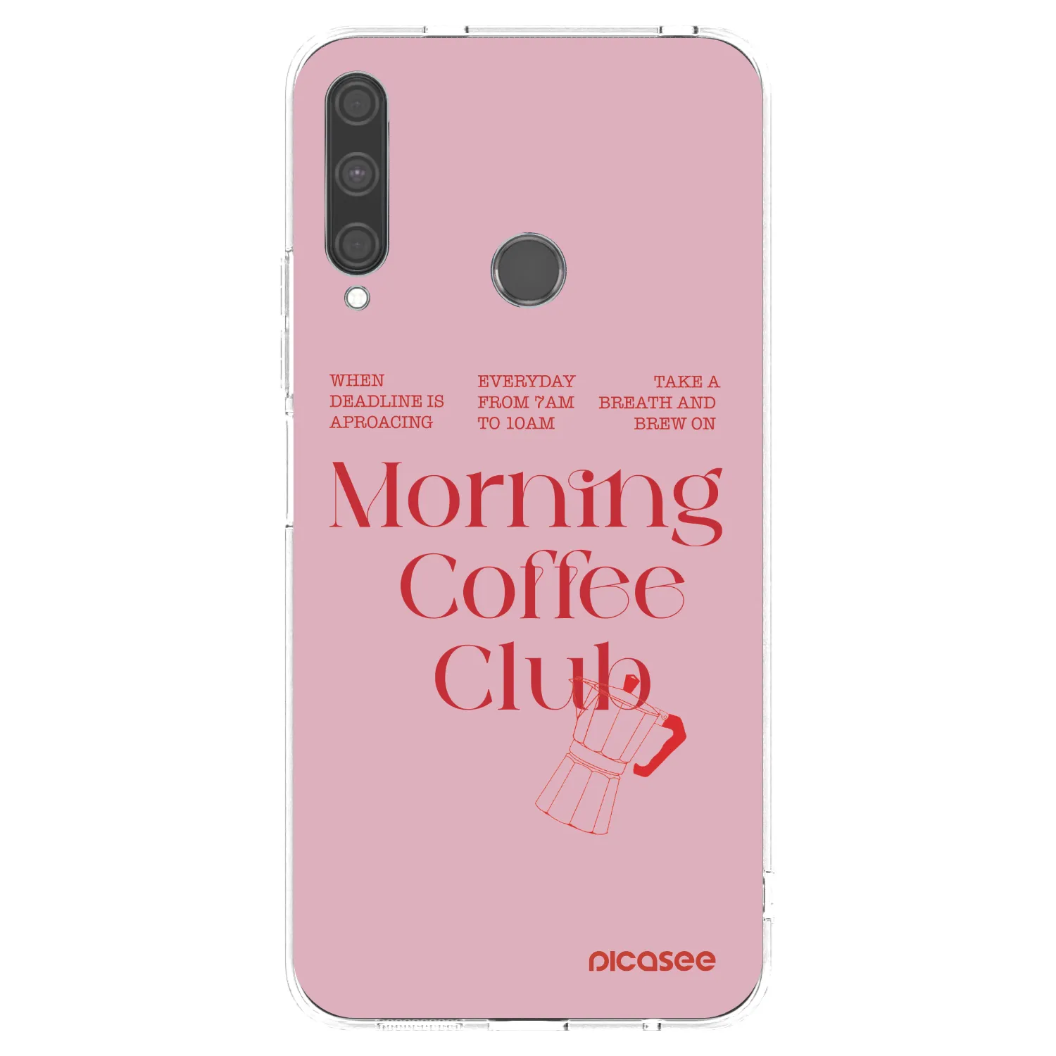 Picasee husă transparentă din silicon pentru Huawei P40 Lite E - Morning