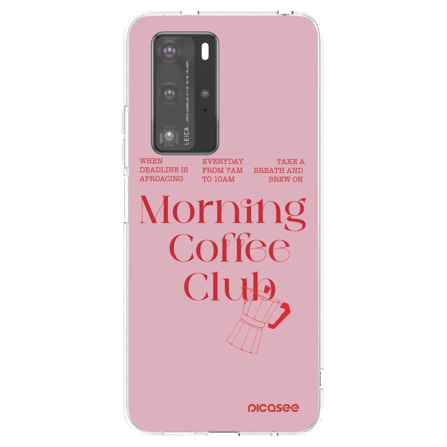 Picasee husă transparentă din silicon pentru Huawei P40 Pro - Morning