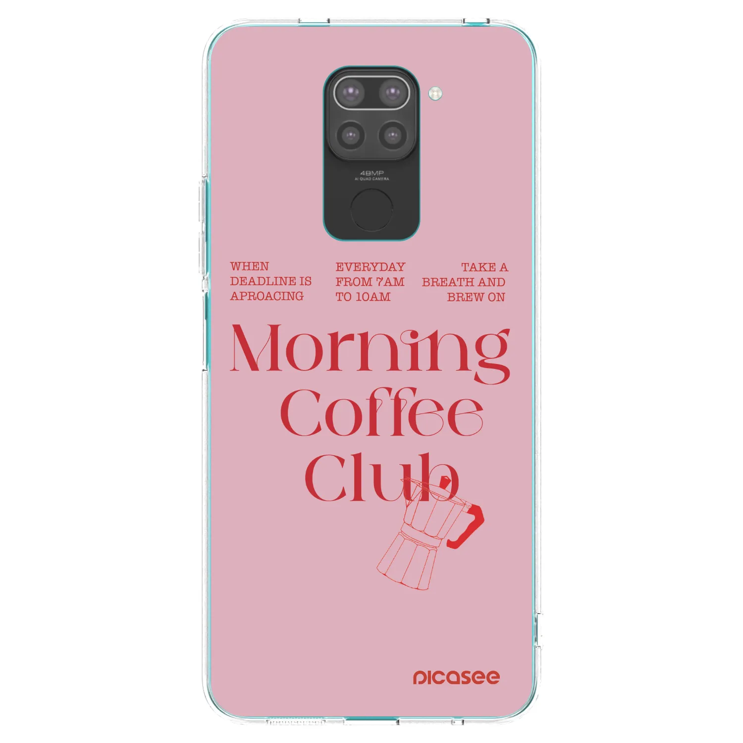 Picasee husă neagră din silicon pentru Xiaomi Redmi Note 9 - Morning