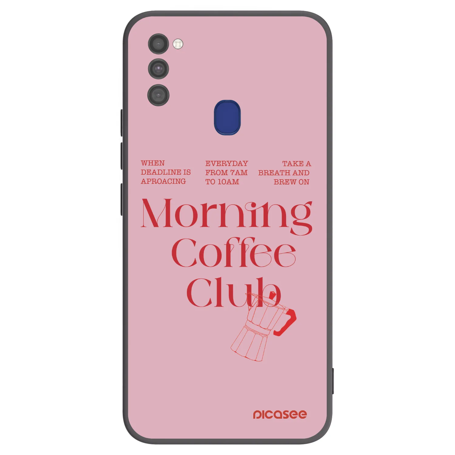 Picasee husă neagră din silicon pentru Samsung Galaxy M21 M215F - Morning