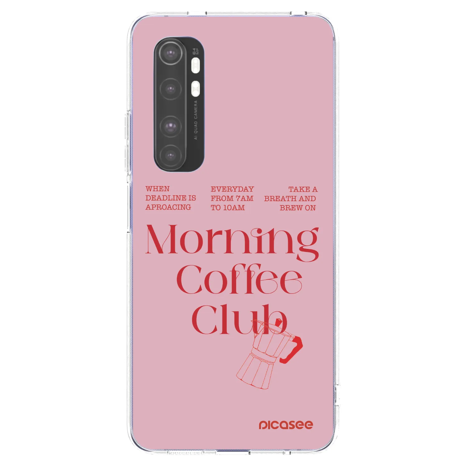 Picasee husă transparentă din silicon pentru Xiaomi Mi Note 10 Lite - Morning