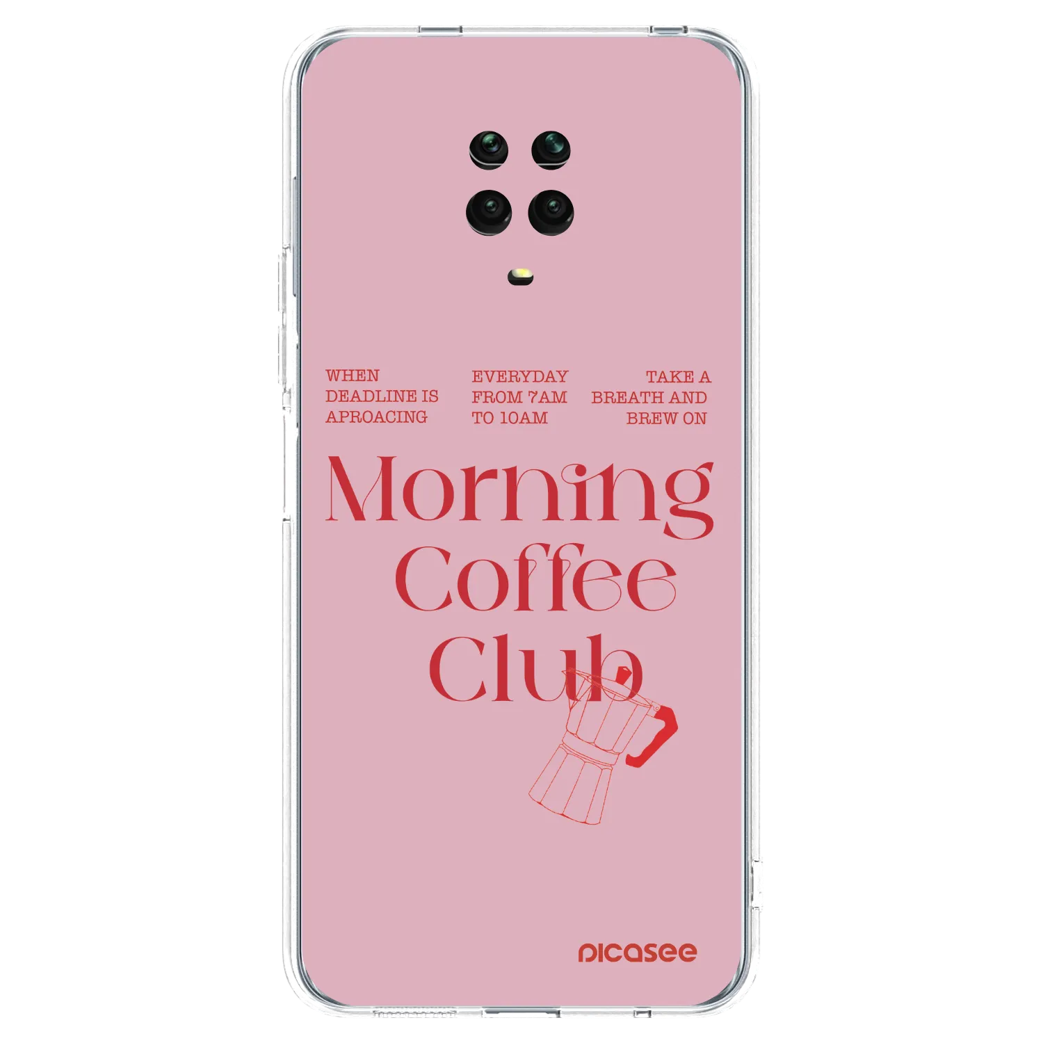 Picasee husă transparentă din silicon pentru Xiaomi Redmi Note 9S - Morning