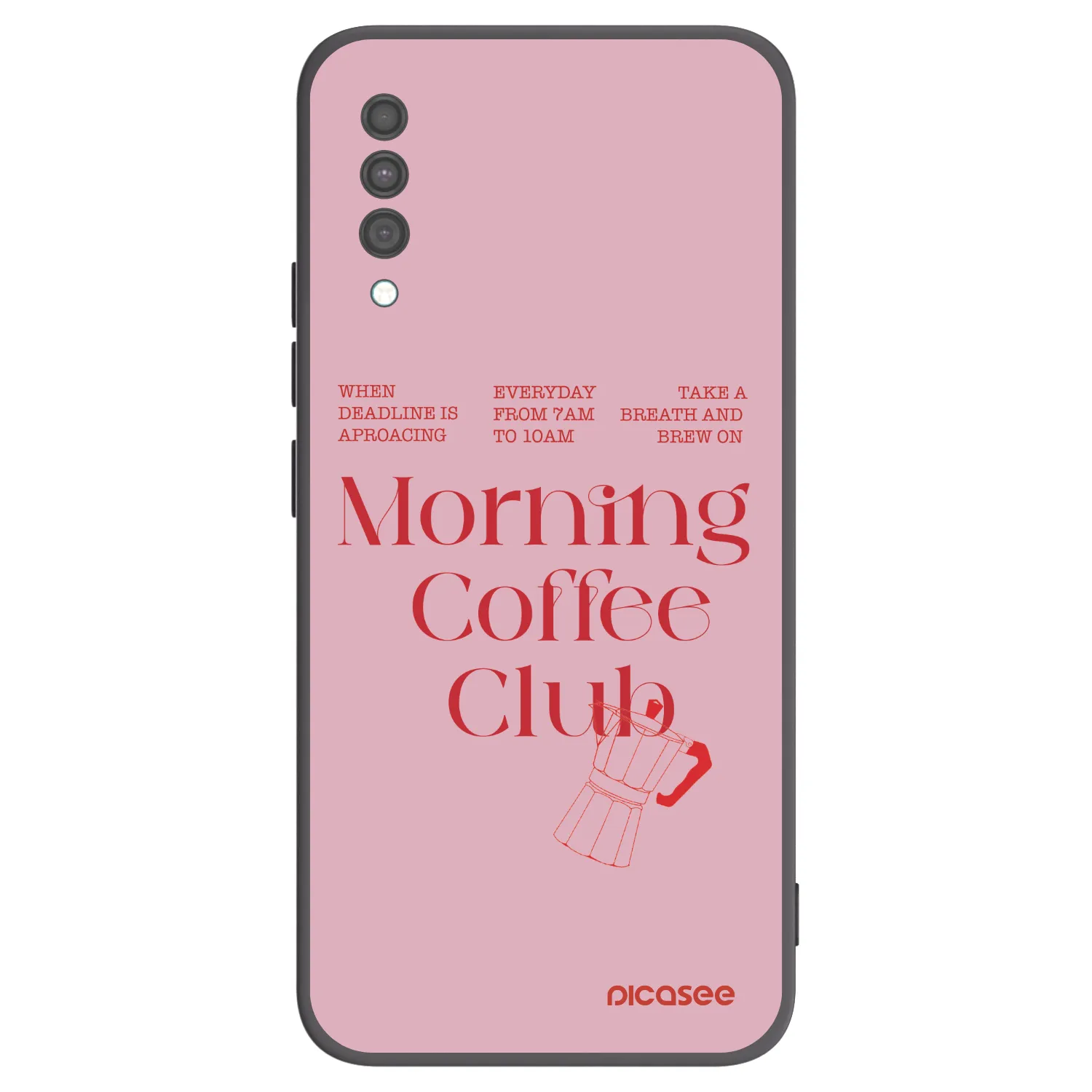 Picasee husă neagră din silicon pentru Samsung Galaxy A30s A307F - Morning