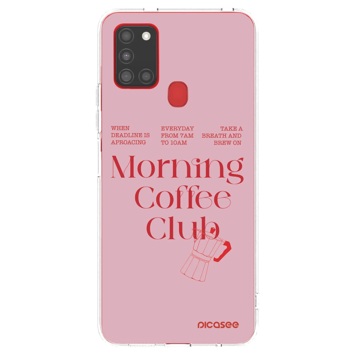 Picasee husă transparentă din silicon pentru Samsung Galaxy A21s - Morning