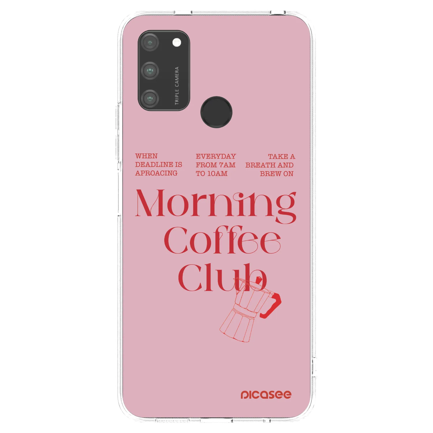 Picasee husă transparentă din silicon pentru Honor 9A - Morning
