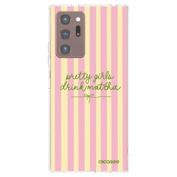Picasee husă transparentă din silicon pentru Samsung Galaxy Note 20 Ultra - Pretty matcha
