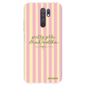 Picasee husă transparentă din silicon pentru Xiaomi Redmi 9 - Pretty matcha