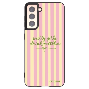 Picasee husă neagră din silicon pentru Samsung Galaxy S21 5G G991B - Pretty matcha