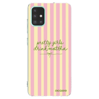 Picasee husă transparentă din silicon pentru Samsung Galaxy M31s - Pretty matcha