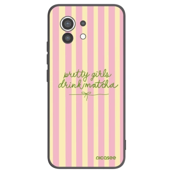 Picasee husă neagră din silicon pentru Xiaomi Mi 11 - Pretty matcha