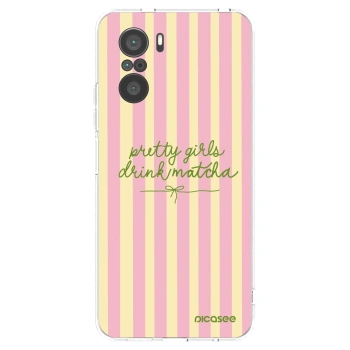 Picasee husă transparentă din silicon pentru Xiaomi Poco F3 - Pretty matcha