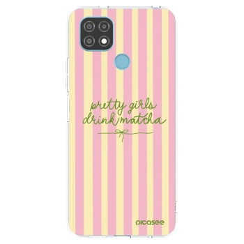 Picasee husă transparentă din silicon pentru Realme C21 - Pretty matcha