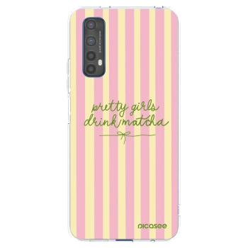 Picasee husă transparentă din silicon pentru Realme 7 - Pretty matcha