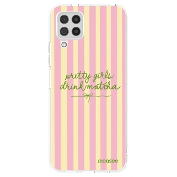 Picasee husă transparentă din silicon pentru Samsung Galaxy A22 A225F 4G - Pretty matcha