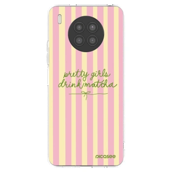 Picasee husă transparentă din silicon pentru Huawei Nova 8i - Pretty matcha