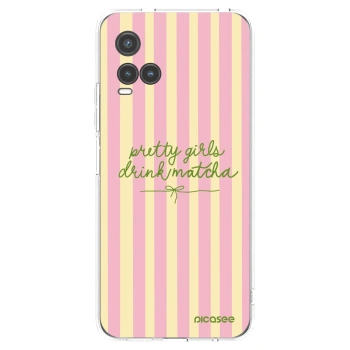 Picasee husă transparentă din silicon pentru Vivo Y33s - Pretty matcha