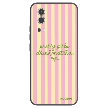 Picasee husă neagră din silicon pentru Vivo Y72 5G - Pretty matcha