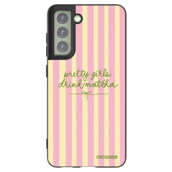 Picasee husă neagră din silicon pentru Samsung Galaxy S21 FE 5G - Pretty matcha