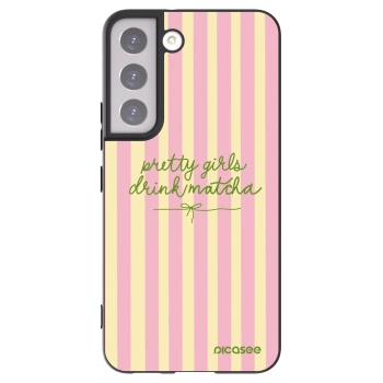 Picasee husă neagră din silicon pentru Samsung Galaxy S22 5G - Pretty matcha