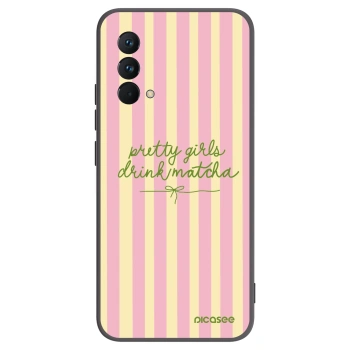 Picasee husă neagră din silicon pentru Realme GT Master Edition 5G - Pretty matcha