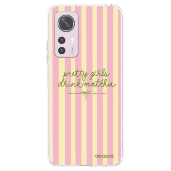 Picasee husă transparentă din silicon pentru Xiaomi 12 - Pretty matcha