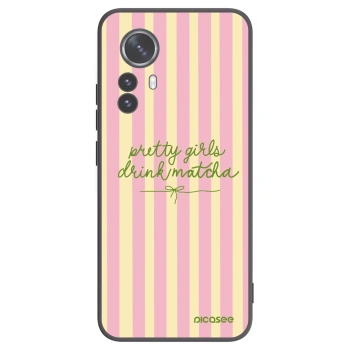 Picasee husă neagră din silicon pentru Xiaomi 12 Pro - Pretty matcha