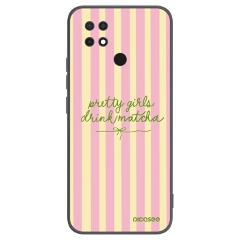 Picasee husă neagră din silicon pentru Xiaomi Redmi 10C - Pretty matcha