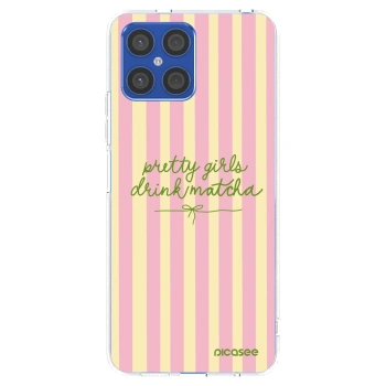 Picasee husă transparentă din silicon pentru Honor X8 4G - Pretty matcha