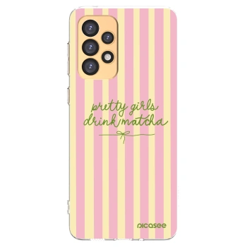 Picasee husă transparentă din silicon pentru Samsung Galaxy A33 5G A336 - Pretty matcha